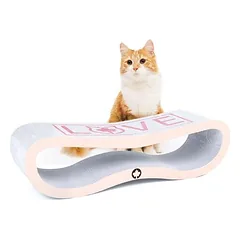 Canadian Cat Company draskymo lenta ORBIT, draskymo kartonas, L 84 x B 24 x H 23 cm - balta — 3 nuotrauka