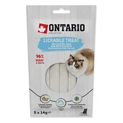 Ontario Cat Lickable Treats with Tuna and Salmon 70 g
