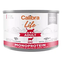 CALIBRA Cat Life Adult Beef 200 g monoproteinų kačiukų ėdalas su jautiena