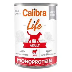 Calibra Dog Life Adult 6 x 400 g, drėgnas maistas šunims