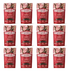 CARNILOVE Soft Snack Cat Turkey 12x50 g  minkšti skanėstai su kalakutiena ir katžole suaugusioms katėms
