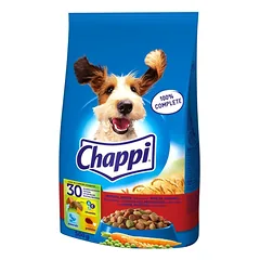 CHAPPI 500 g – sausas šunų maistas su jautiena, paukštiena ir daržovėmis nuotrauka