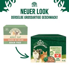 James Wellbeloved Grain Free Adult Cat su vištiena drebučiuose, drėgnas maistas katėms — 3 nuotrauka