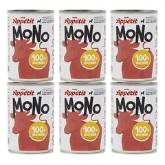 COMFY APPETIT MONO Monoproteinų maistas su jautiena 6x400 g