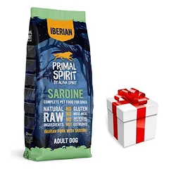 PRIMAL SPIRIT Iberian Sardine 12kg + STAIGMENA ŠUNIUI