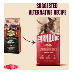Carnilove Lamb&Wild Boar sausas pašaras šunims, 12 kg — 2 nuotrauka