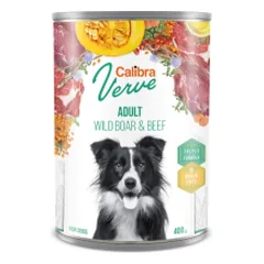 CALIBRA Dog Verve GF Adult Wild Boar & Beef konservai šunims šerniena ir jautiena, 400g parduotuvėje petreon.lt