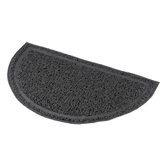 TRIXIE Kilimėlis prie tualeto, pusiau apvalus, PVC, 59x35 cm, antracito