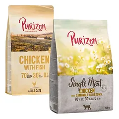 Purizon bandomasis rinkinys 2 x 400 g, sausas maistas katėms — 5 nuotrauka