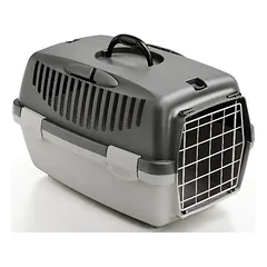 STEFANPLAST GULLIVER 3 transportavimo dėžė su metalinėmis grotelėmis 61x40x38 cm