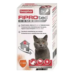 BEAPHAR - FIPROTEC KOMBI-KATER UND FRETTCHEN - BEAPHAR