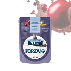 Forza 10 Adult paštetas sterilizuotoms katėms +7 m., su ančiuviais, 80 g