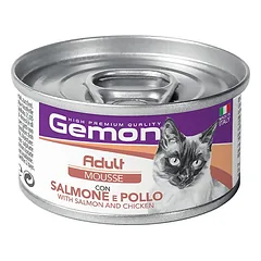 Gemon Adult Salmon & Chicken Mousse putėsiai katėms 85 g
