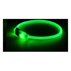LED antkaklis žalias L 70cm