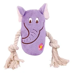 TRIXIE Gyvūnas su virve, pliušas, 13 cm, įv. spalvų (pak.3) — 4 nuotrauka