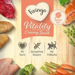 Feringa Vitality Creamy Snacks skanėstai katėms, specialus pasiūlymas!, 80 - 124 g — 2 nuotrauka