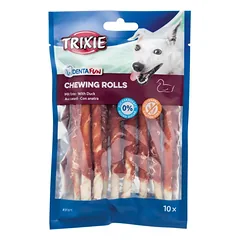 Trixie Denta Fun skanėstai šunims, kramtomi antienos suktinukai 80 g