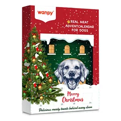 Wanpy advento kalendorius šunims xmas, 100g — 3 nuotrauka