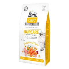 Brit Care Haircare Healthy & Shiny Coat sausas maistas katėms