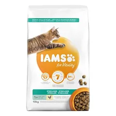 IAMS - sausas maistas sterilizuotoms katėms - IAMS gyvybingumui