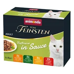 ANIMONDA Raffinesse Adult 8x85g skonių rinkinys