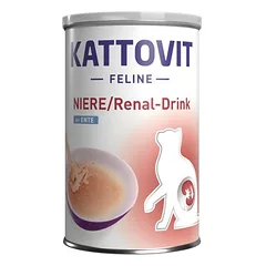 Kattovit Drink inkstams/Renal, drėgnas maistas katėms, Antiena (12 x 135 ml) — 2 nuotrauka
