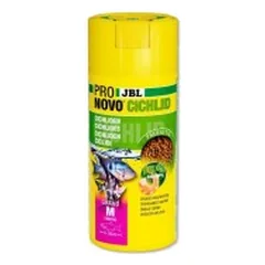 JBL ProNovo Cichlid Grano M pašaras žuvims 250 ml (click)
