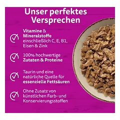 Didelė pakuotė Whiskas Pure Delight porcijų maišeliai, drėgnas maistas katėms 144 x 85 g — 4 nuotrauka