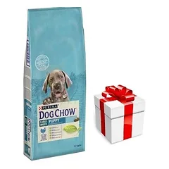 PURINA Dog Chow Puppy Large Breed Turkey 14kg + STAIGMENA ŠUNIUI