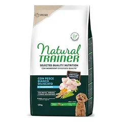 Natural Trainer Selected Quality Nutrition Adult Small & Toy su baltąja žuvimi, sausas maistas šunims — 2 nuotrauka