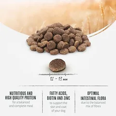 Briantos Adult su lašiša ir bulvėmis – begrūdė receptūra, sausas maistas šunims, < 1,4 kg — 5 nuotrauka