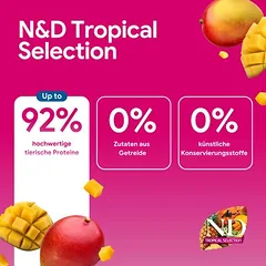N&D Dog Tropical Selection su vištiena, sausas maistas šunims — 2 nuotrauka