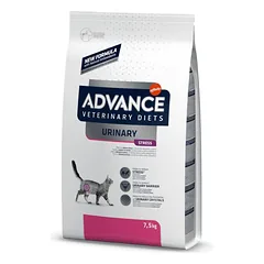 Advance Vet Urinary Stress sausas maistas katėms šlapimo takų sveikatai ir streso mažinimui, 7,5 kg