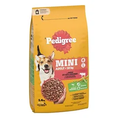Pedigree Mini Adult <10kg mit Rind & Gemüse