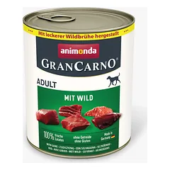 Animonda GranCarno Adult: konservai suaugusiems šunims su žvėriena, 800 g — 2 nuotrauka