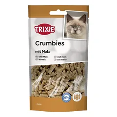TRIXIE Crumbies skanėstai katėms su salyklu 50 g