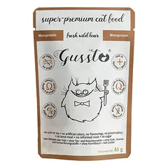 GUSSTO Cat Fresh Wild Boar konservai katėms su šerniena, 85 g nuotrauka