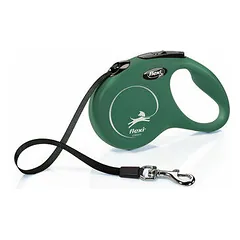 Flexi Classic Tape Lead įtraukiama pavadėlė šunims, M dydis, 5 m ilgio, maksimalus svoris 25 kg parduotuvėje 1petshop.lt
