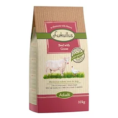 Lukullus Cold-pressed su jautiena ir žąsiena, sausas maistas šunims, < 1,4 kg — 2 nuotrauka
