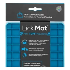 Laižymo kilimėlis LickiMat Dog Mini Tuff Playdate, turkio spalvos