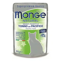 Monge Natural Yellowfin Tuna In Jelly konservai suaugusioms katėms, 80 g