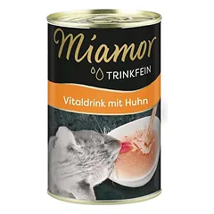 Miamor Trinkfein Vitaldrink gėrimas su vištiena katėms, 135 ml parduotuvėje zoosalis.lt