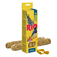RIO lazdelės su medumi banguotosioms papūgėlėms ir egzotiniams paukščiams, 2x40g