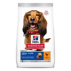 HILL’S SP Canine sausas maistas suaugusiems šunims su vištiena, burnos priežiūrai, 12 kg