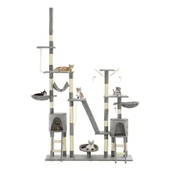 Prolenta Premium draskyklė katėms Karoliina, 147 x 35 x (230–250) cm, mėlyna, poliesteris: 100 % — 2 nuotrauka
