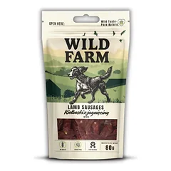 WILD FARM ėrienos dešrelės 80g skanėstai šunims