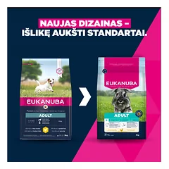 Eukanuba Life Care Small Adult sausas maistas mažų veislių šunims su vištiena, 3 kg — 2 nuotrauka