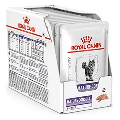ROYAL CANIN VHN Cat Mature Consult Balance Loaf 48x85g drėgnas ėdalas vyresnėms nei 7 metų katėms