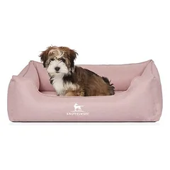 Knuffelwuff ortopedinis guolis šunims Luisa iš velūro Sunshine Edition, Dideliems 26–45 kg — 5 nuotrauka