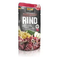BELCANDO Finest Selection jautiena su makaronais ir cukinija 6x125 g šlapias pašaras šunims